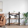 vidaXL P&oacute;łka na książki Stare drewno 100 x 33,5 x 102 cm