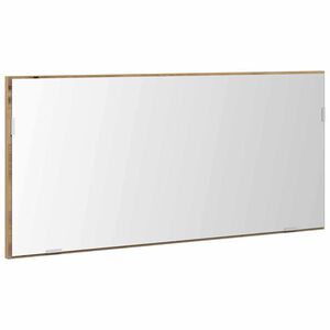 vidaXL Lustro dąb artisan 80 x 37 cm Szkło i drewno inżynieryjne