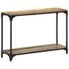 vidaXL Stolik konsolowy, 110x30x75 cm, lite drewno z odzysku