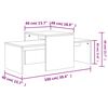 vidaXL Stolik kawowy, dąb sonoma, 100x48x40 cm