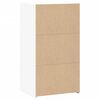 vidaXL Szafka, biała, 50x41x93 cm, materiał drewnopochodny