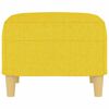 vidaXL Podn&oacute;żek, jasnoż&oacute;łty, 60x50x41 cm, tapicerowany tkaniną