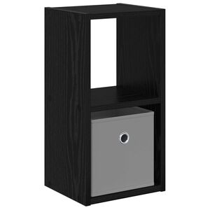 vidaXL Stolik nocny Czarny Dąb 25,5 x 22 x 49,5 cm Drewno inżynieryjne