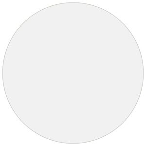 vidaXL Mata ochronna na st&oacute;ł, matowa, &Oslash; 60 cm, 1,6 mm, PVC