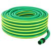vidaXL Wąż ogrodowy 5-warstwowy Zielony i Ż&oacute;łty 12 mm 30 m PVC
