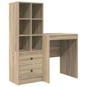 vidaXL Biurko Dąb Sonoma 105,5 x 50 x 127 cm 2 szt.