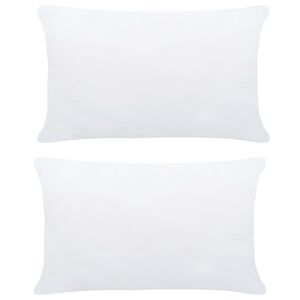 vidaXL Wkłady do poduszek, 2 szt., 60x40 cm, białe