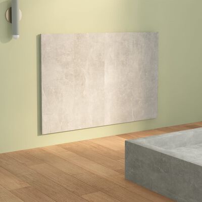 vidaXL Wezgłowie łóżka, szarość betonu, 120x1,5x80 cm