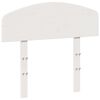 vidaXL Wezgłowie ł&oacute;żka, białe, 75 cm, lite drewno sosnowe