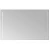 vidaXL Lustro łazienkowe z LED, 80x50 cm