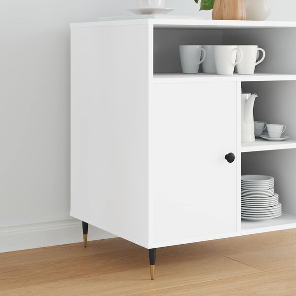 vidaXL N&oacute;żki meblowe 2 pcs Czarny i złoto &Oslash; 40 x 98 mm Żelazo