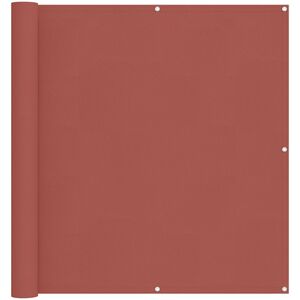 vidaXL Ekran balkonowy terakota 110 x 700 cm Materiał Oxford