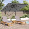 vidaXL Parasol Roma Antracyt 286 x 285 x 265 cm Poliester i aluminium