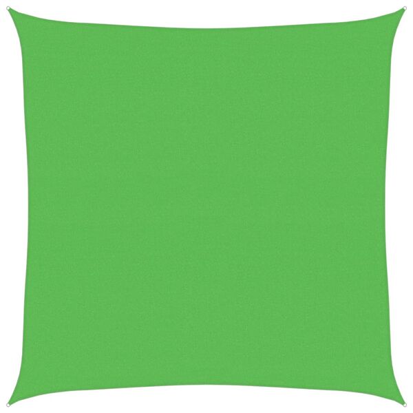 vidaXL Żagiel przeciwsłoneczny, 160 g/m&sup2;, jasnozielony, 4x4 m, HDPE