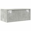 vidaXL Szafki RTV 2 szt. Beton Szary 60x31x25,5 cm Drewno klejone