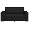 vidaXL Sofa Czarny 160 x 80 x 84 cm tkanina