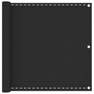 vidaXL Parawan balkonowy, antracytowy, 90x300 cm, HDPE