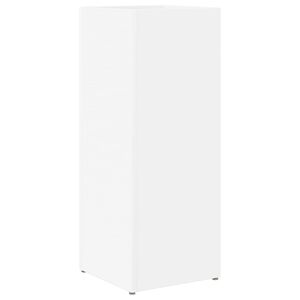 vidaXL Stojak na parasol Biały 25 x 24,5 x 64 cm Drewno inżynieryjne