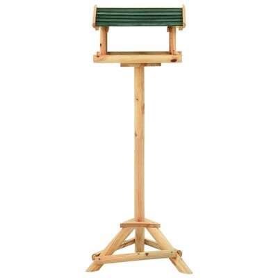 vidaXL Karmnik dla ptaków na słupku, 37x28x100 cm, drewno jodłowe