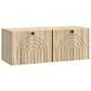 vidaXL Szafka RTV montowana na ścianie dąb Sonoma 78,5 x 31 x 30 cm