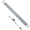 vidaXL Lampa LED do akwarium, IP67, aluminiowa, 120-130 cm