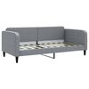 vidaXL Sofa z funkcją spania, jasnoszara, 90x190 cm, obita tkaniną
