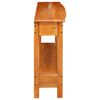 vidaXL Konsola Naturalny 115 x 32 x 76 cm Lite drewno mahoniowe