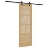 vidaXL Drzwi przesuwne ORKDAL 73,5 x 211 cm Lite drewno sosnowe