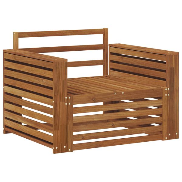 vidaXL 2 Sztuka Sofa z podłokietnikami Lite Drewno Akacji Naturalny