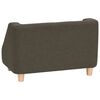 vidaXL Sofa dla psa, ciemnoszara, 60x37x39 cm, lniana
