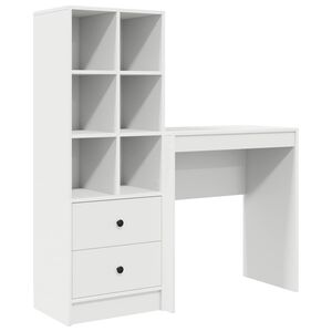 vidaXL Biurko Biały 115,5 x 40 x 127 cm 2 szt.