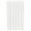 vidaXL Firanka Koronkowa z zasłonami Biały 240 x 150 cm Poliester