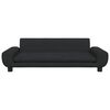 vidaXL Sofa dla dzieci, czarna, 100x54x33 cm, aksamit