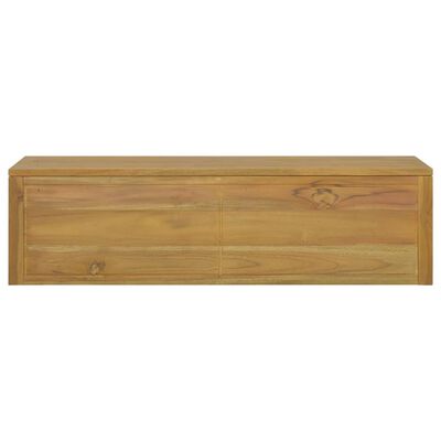 vidaXL Łazienkowa szafka ścienna, 110x45x30 cm, lite drewno tekowe