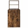 vidaXL Biurko Dąb wędzony 113 x 54 x 120 cm Materiał drewnopochodny