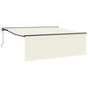 vidaXL Markiza wysuwana Kremowy 400 &times; 300 cm Poliester i aluminium