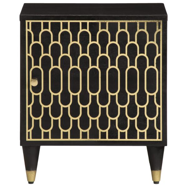 vidaXL Szafki nocne, 2 szt., 40x33x46 cm, lite drewno mango