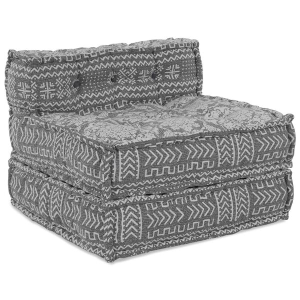 vidaXL Modułowa sofa 4 pcs Jasnoszary tkanina