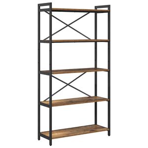 vidaXL P&oacute;łka na książki 80 x 30 x 155 cm Drewno inżynieryjne