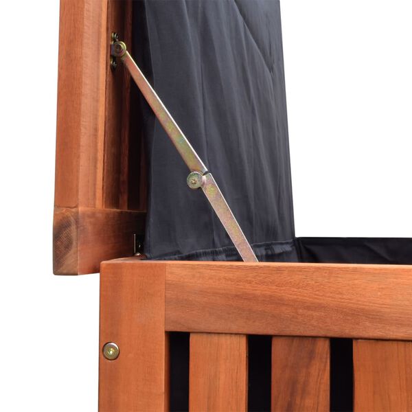 vidaXL Skrzynia ogrodowa, 18x52x58 cm, drewniana