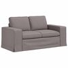 vidaXL Sofa 2 pcs Ciemnoszary 182 x 80 x 82 cm tkanina