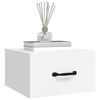 vidaXL Wiszące szafki nocne, 2 szt., białe, 35x35x20 cm