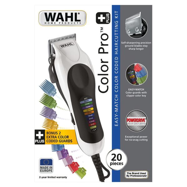 Wahl 20-częściowa maszynka do strzyżenia włos&oacute;w Color Pro Plus