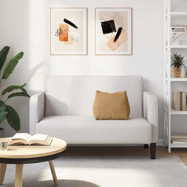 vidaXL Poduszka na plecy Brązowy 45 x 20 x 35 cm Tkanina sztruksowa