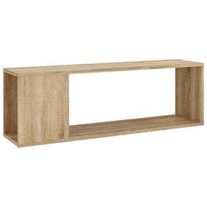 vidaXL Szafka pod TV, dąb sonoma 100x24x32 cm, materiał drewnopochodny