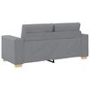 vidaXL Sofa dwuosobowa, jasnoszara, 180x77x82 cm, tkanina
