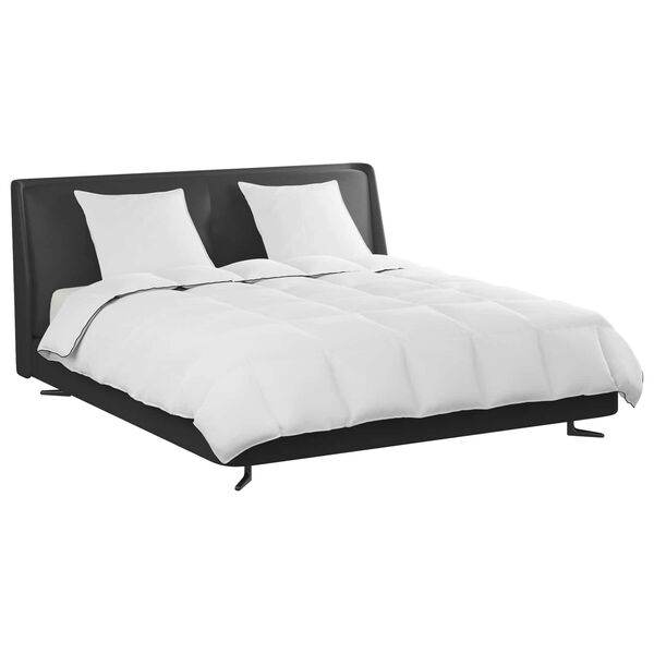 vidaXL Zimowa Kołdra z poduszką 3 pcs Biały Pi&oacute;ra down