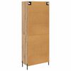 vidaXL Highboard Dąb rzemieślniczy 69,5 x 34 x 180 cm