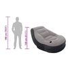 Intex Fotel dmuchany z pufem Ultra Lounge Relax, 68564NP