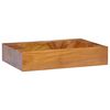 vidaXL Umywalka z drewna tekowego, 50x35x10 cm